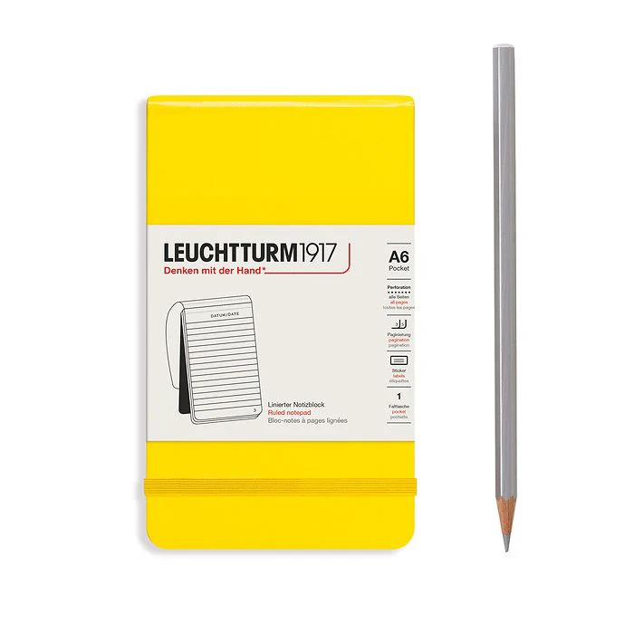 Leuchtturm 1917 A6 Notepad Hardcover Lined - Image 9