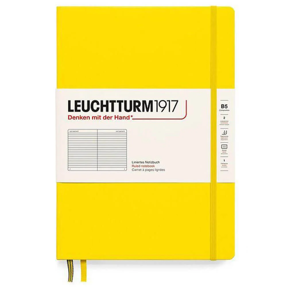 Leuchtturm 1917 B5 Hardcover Notebook Ruled Various Colours - Image 18
