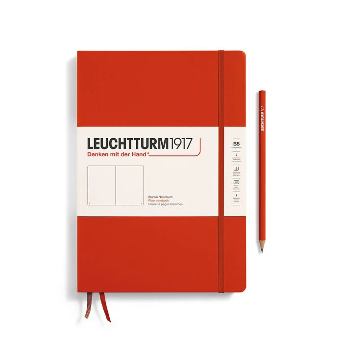 Leuchtturm 1917 B5 Hardcover Notebook Plain Various Colours - Image 10