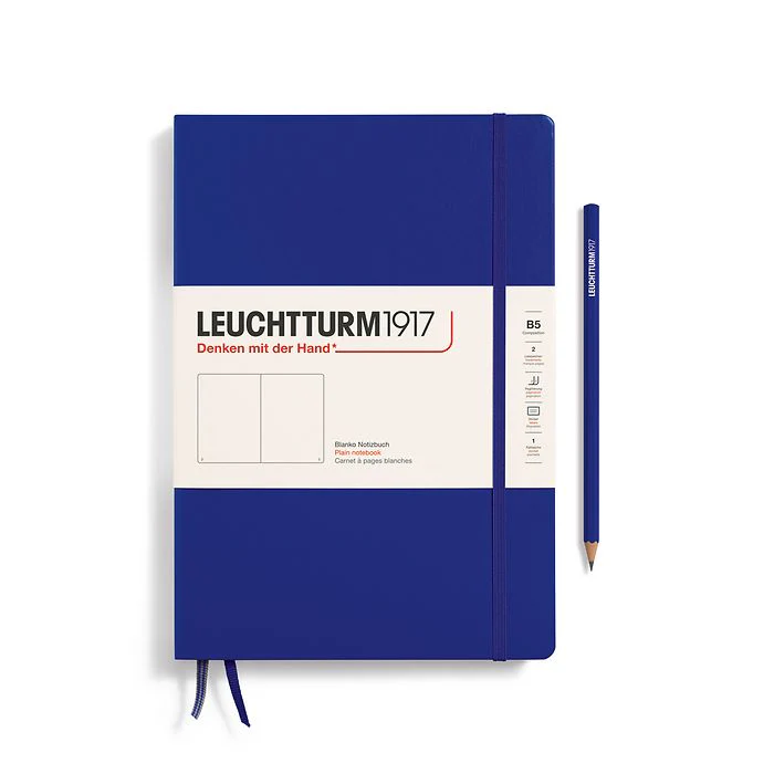 Leuchtturm 1917 B5 Hardcover Notebook Plain Various Colours - Image 21