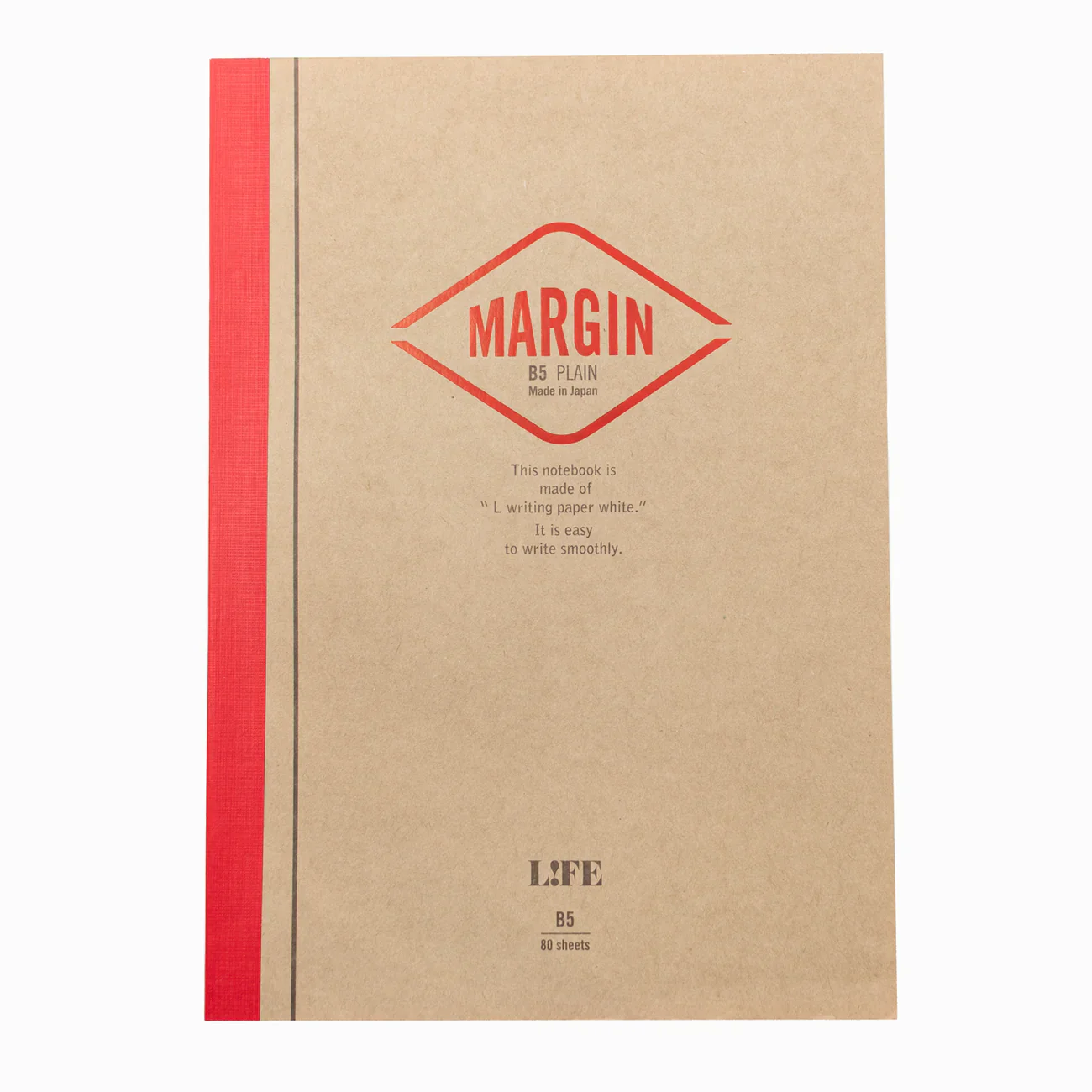 Life B5 Margin Plain Notebook