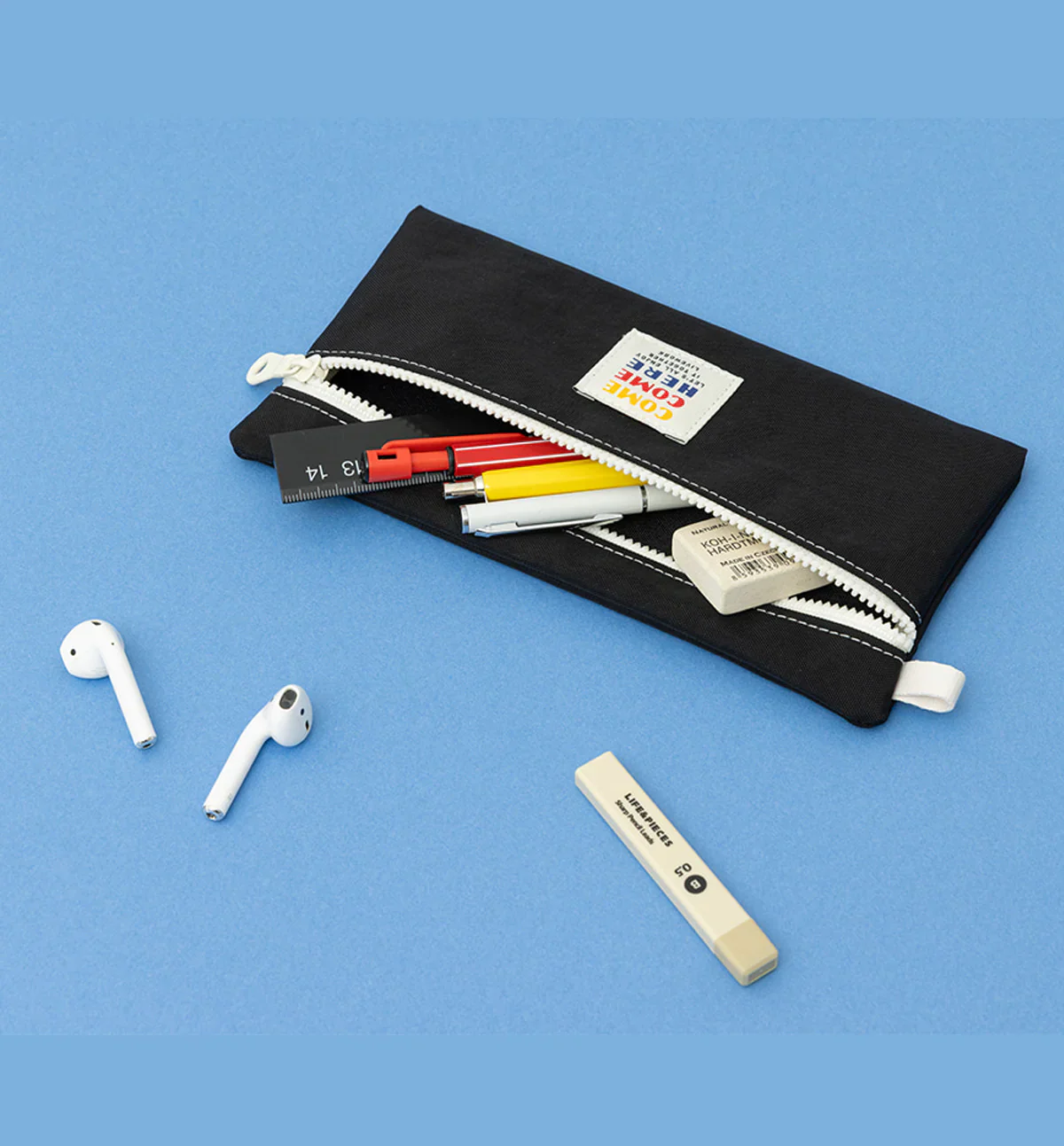 Livework Come Come Here Flat Pencil Case - Image 4