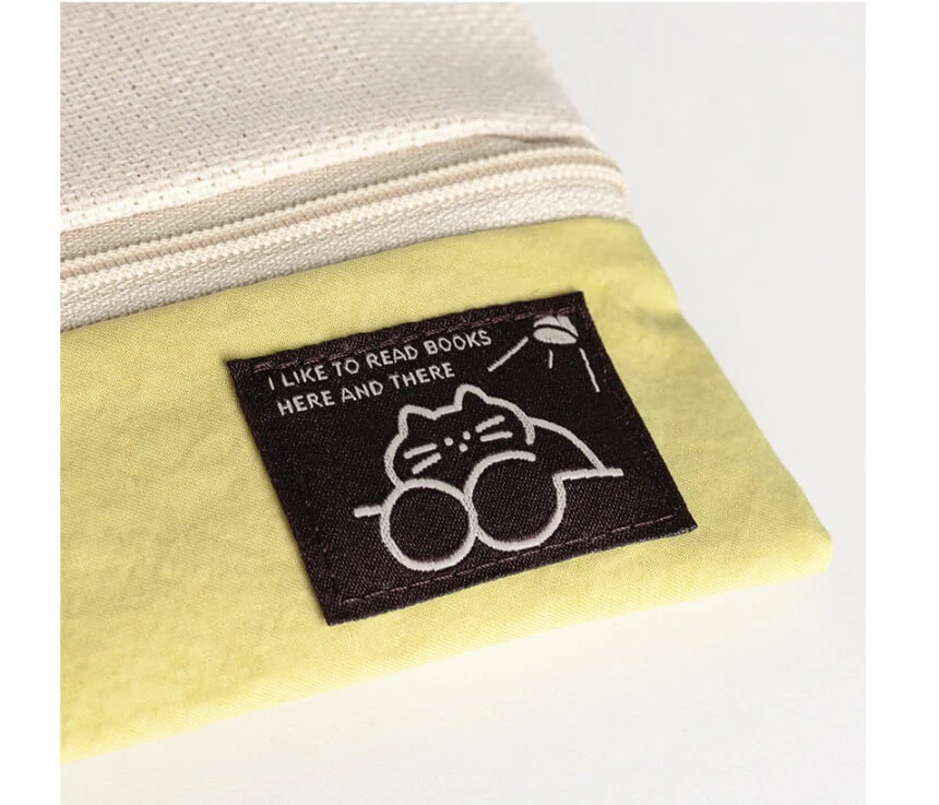 Livework Here & There Cat Canvas Pencil Case - Image 8