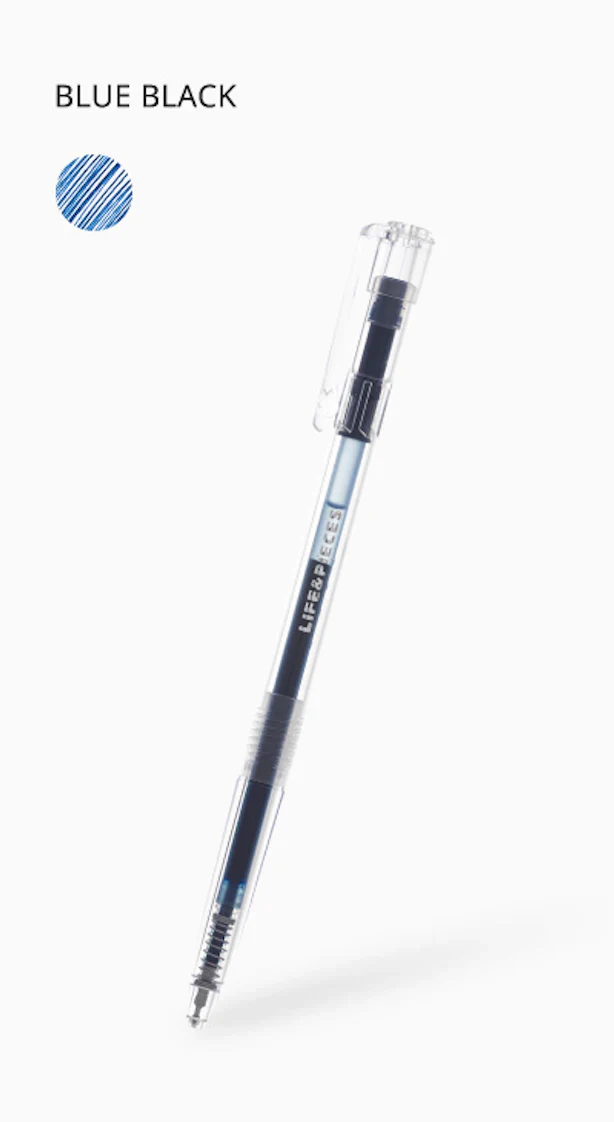 Livework Life Pieces Clear Gel Pen 0.38mm - Various Colours - Image 11