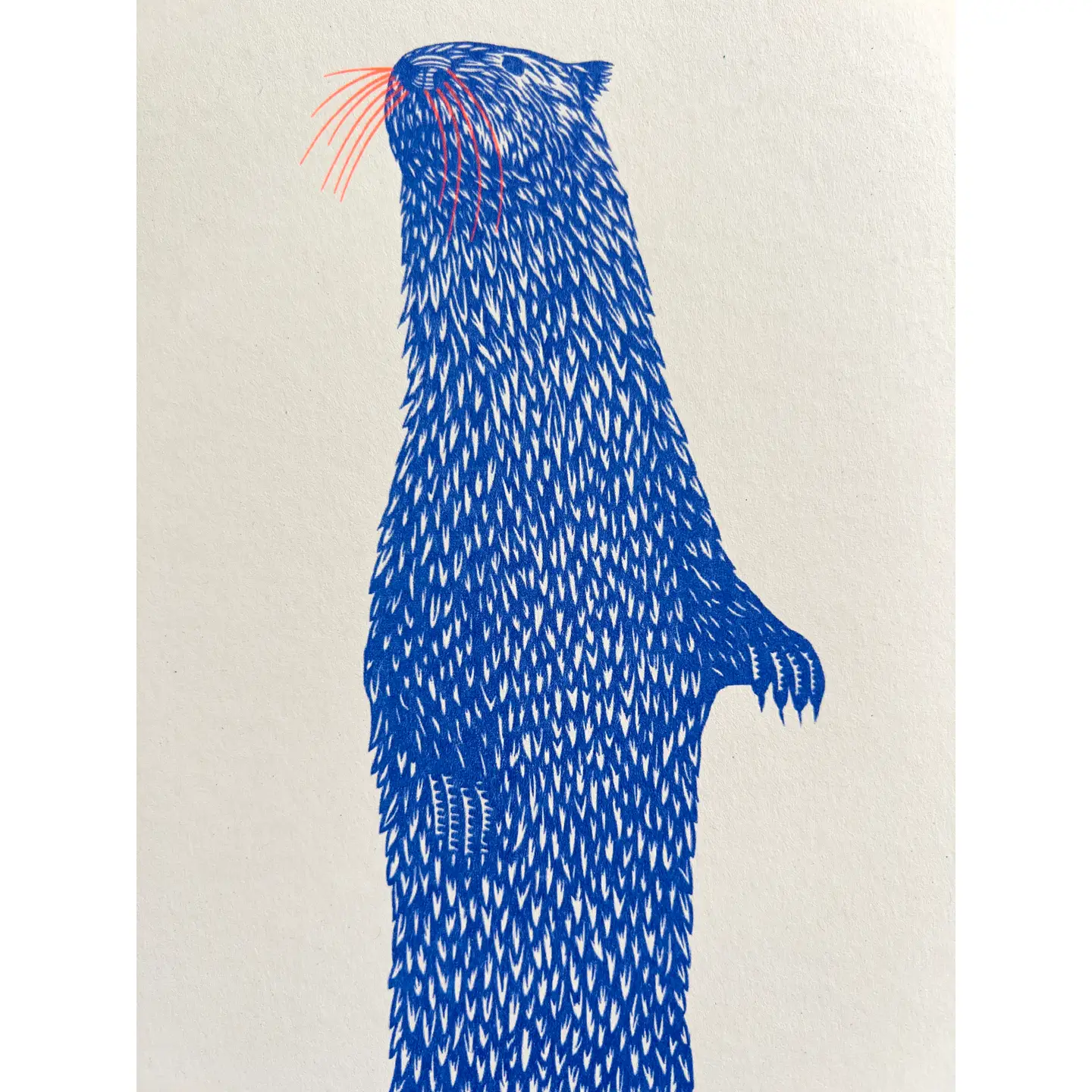Long Otter Riso Print - Image 3