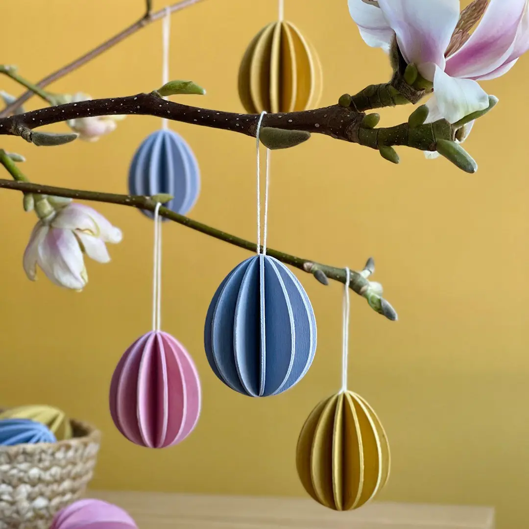 Lovi Eggs 4.5cm - Pack of 6 - 3D Wooden Figures - Image 2