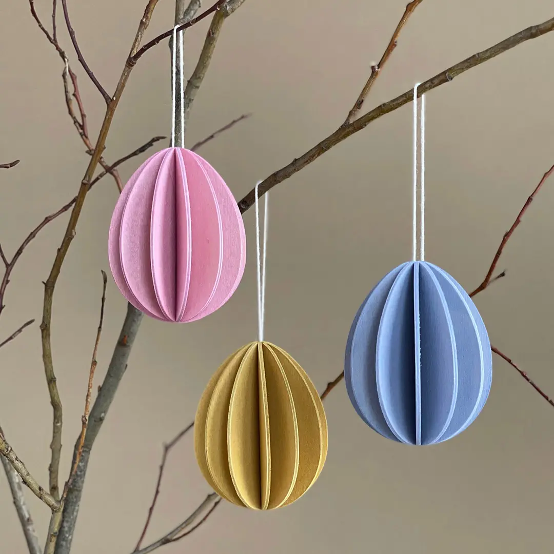 Lovi Eggs 7cm - Pack of 3 - 3D Wooden Figures - Image 2