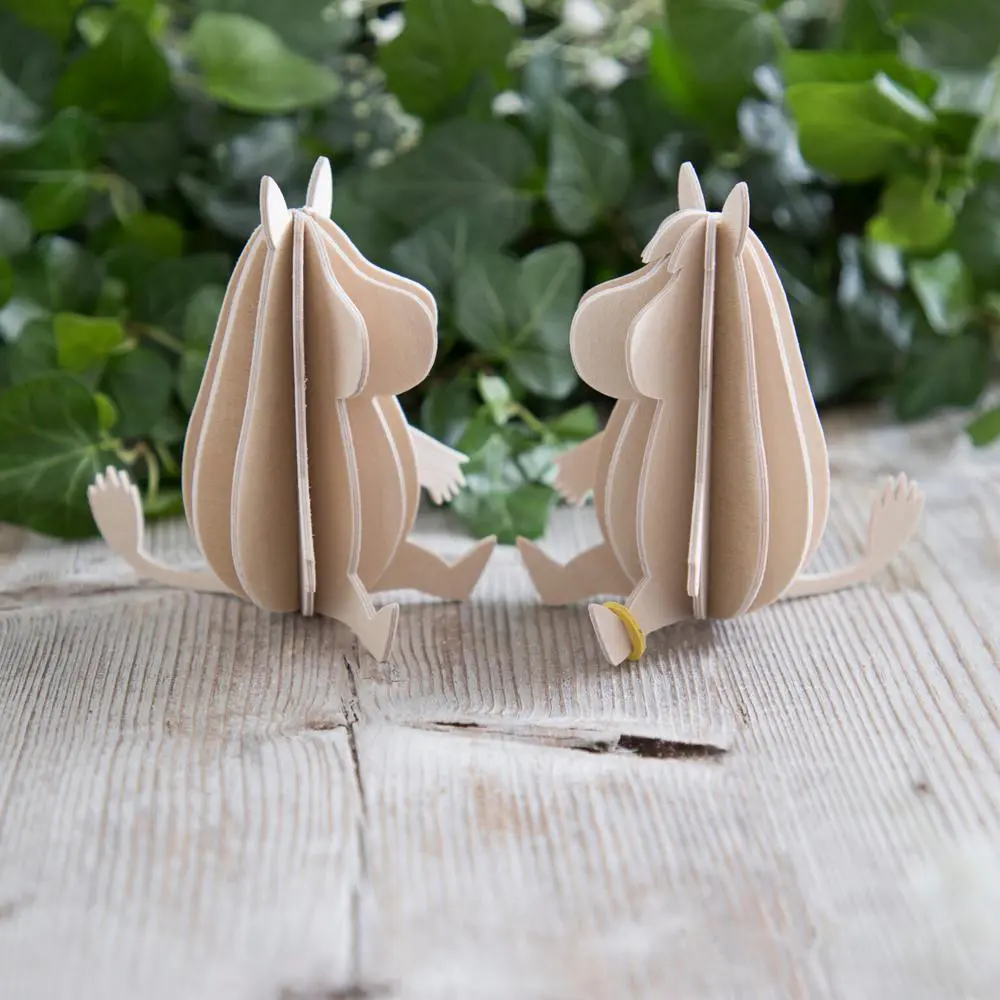 Lovi Moomintroll 9cm- 3D Wooden Figure - Image 3