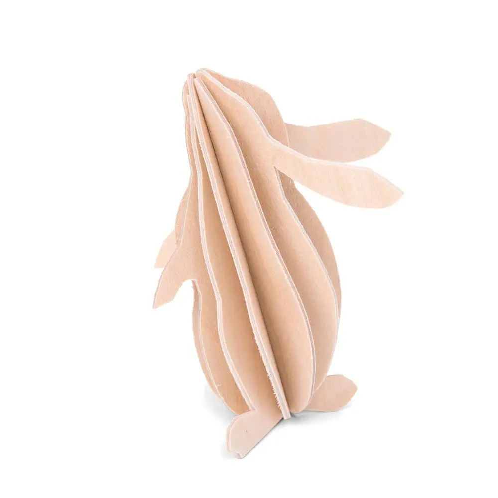 Lovi Rabbit 9cm - Natural Wood - 3D Wooden Figure