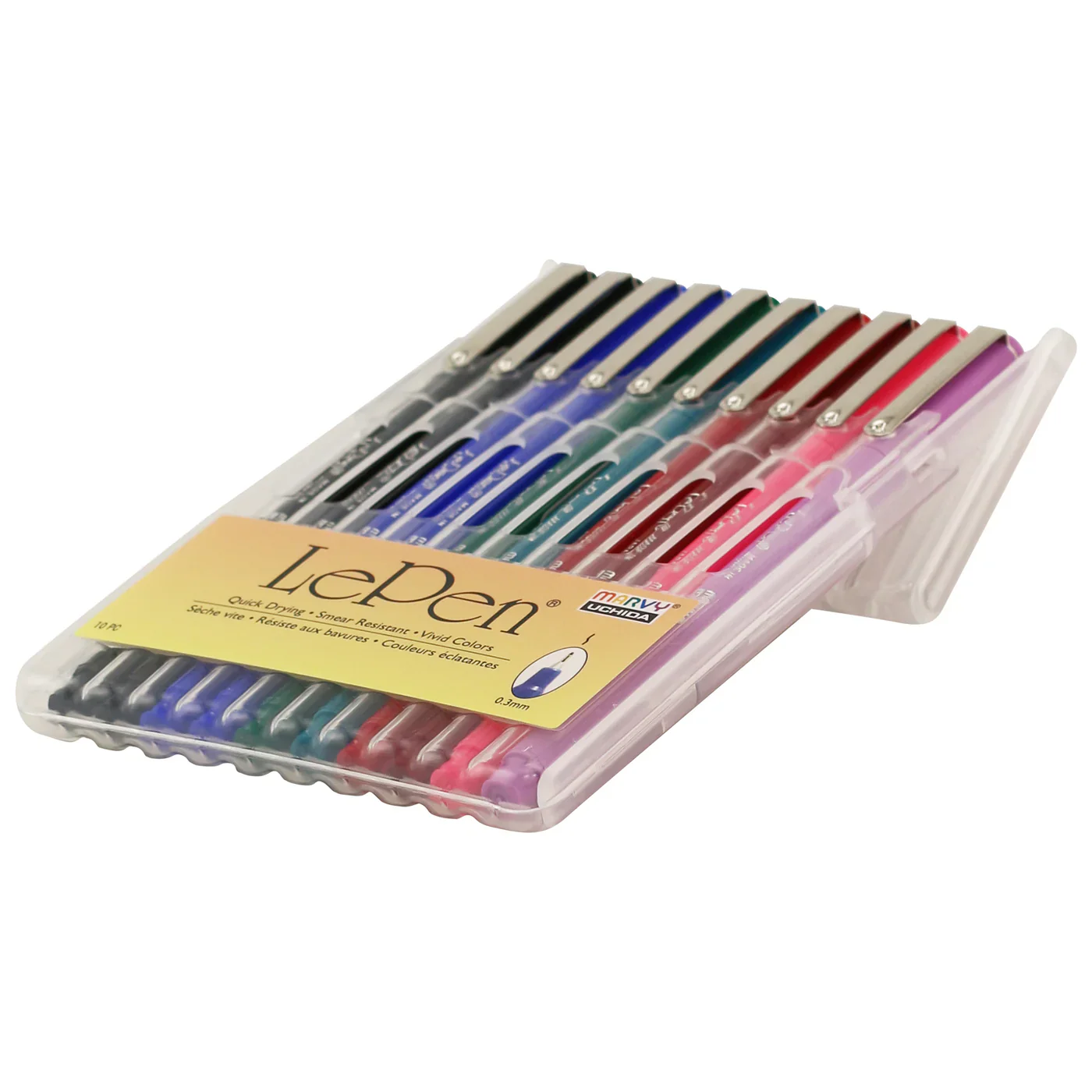 Marvy Uchida 4300 Le Pen Set of 10 Fineliner 0.3mm Pens - Image 3