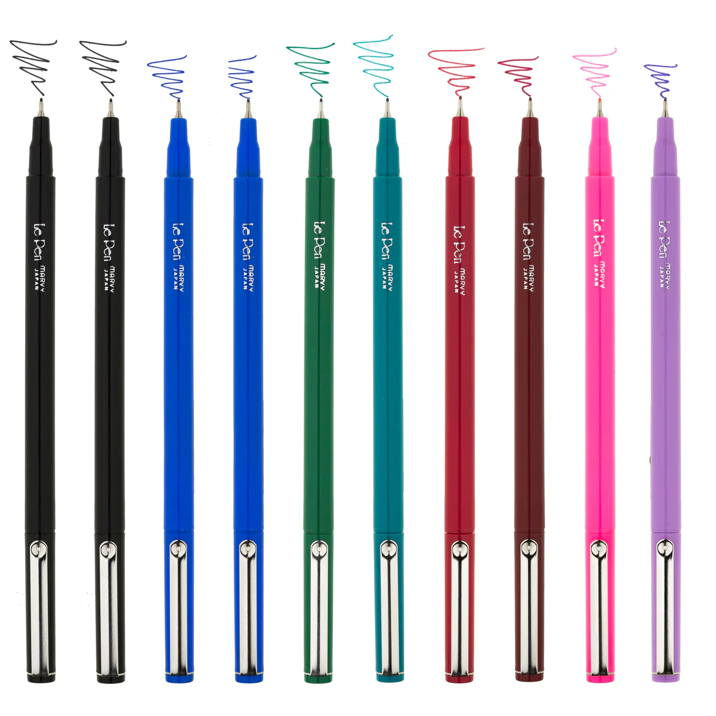 Marvy Uchida 4300 Le Pen Set of 10 Fineliner 0.3mm Pens - Image 6