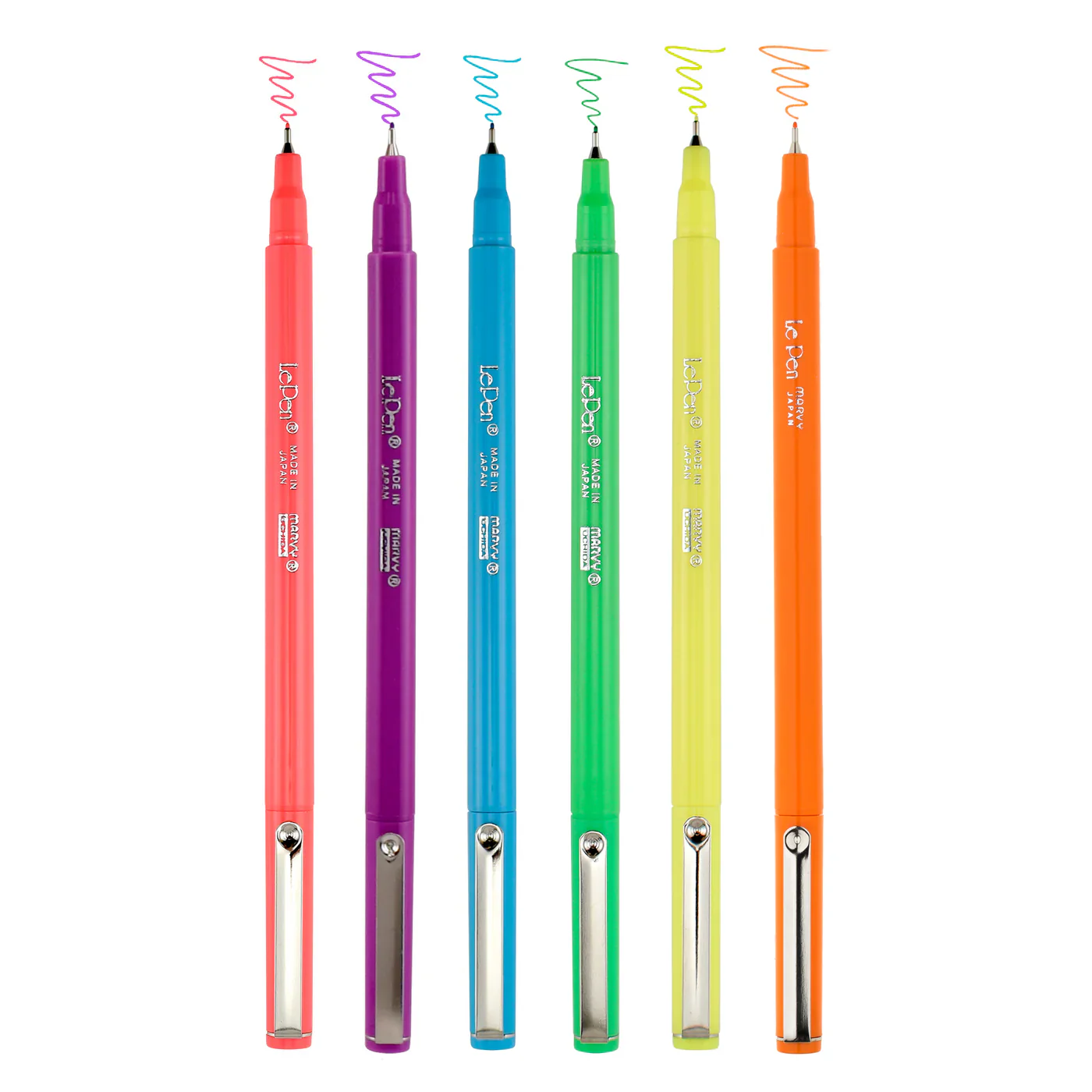 Marvy Uchida 4300 Le Pen Set of 6 Fineliner 0.3mm Pens - Image 4