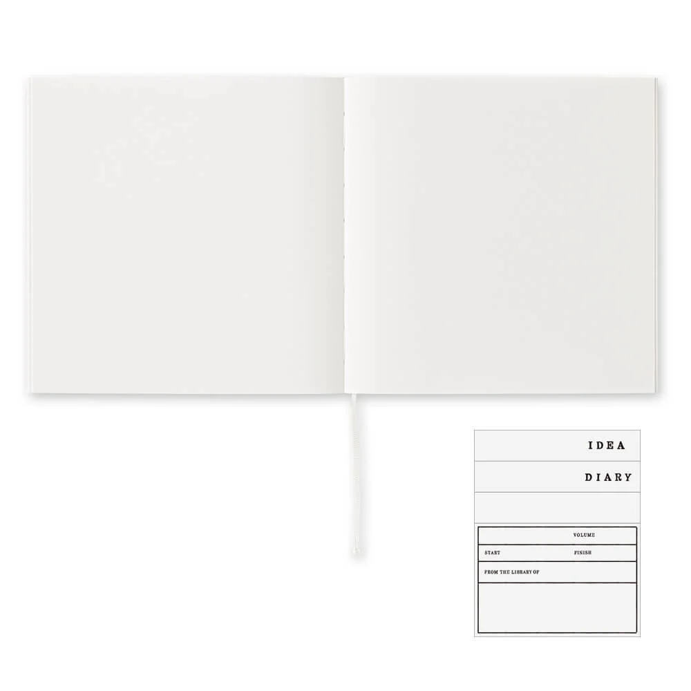 MD Paper Notebook Cotton A5 Square Blank - Image 3