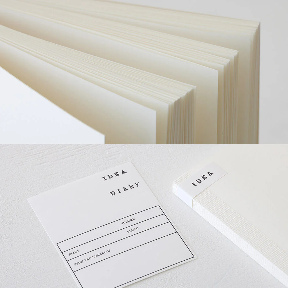 MD Paper Notebook Cotton A5 Square Blank - Image 4