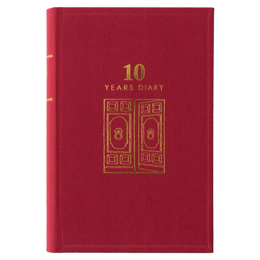 Midori 10 Year Diary Red - Image 2