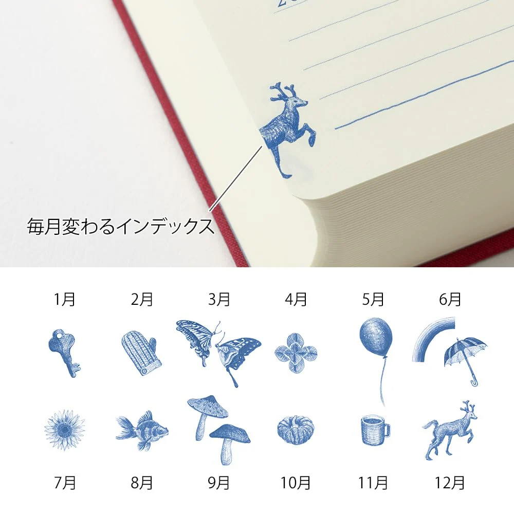 Midori 10 Year Diary Red - Image 7