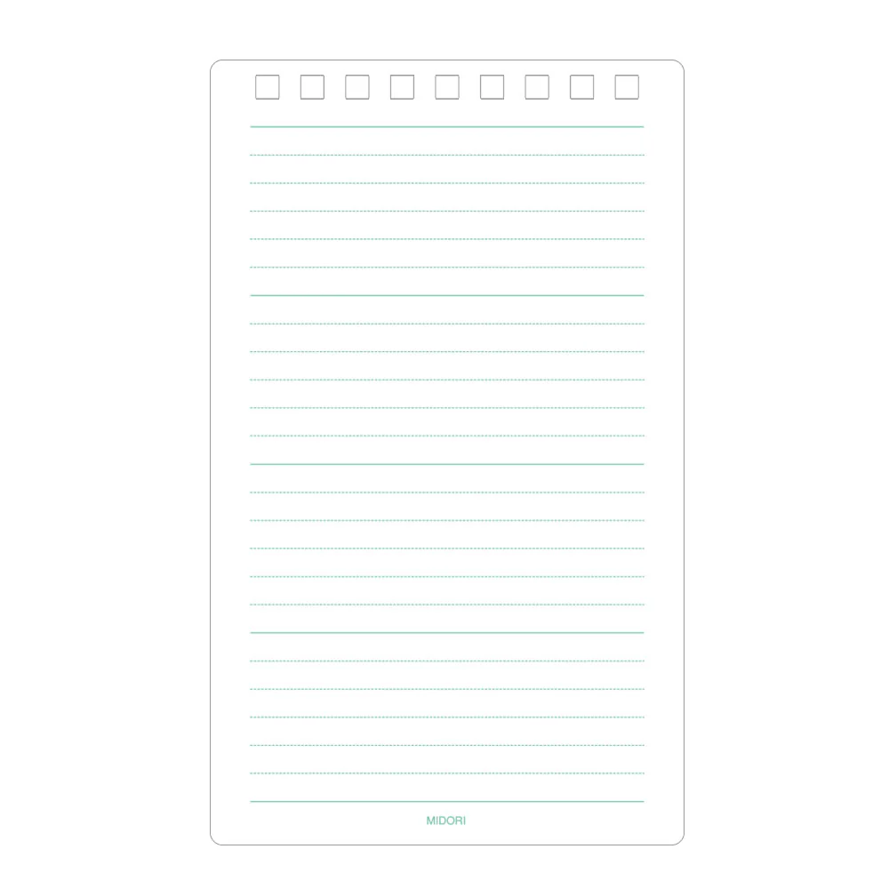 Midori Diamond Large Memo Book - Lined - Black - Image 2