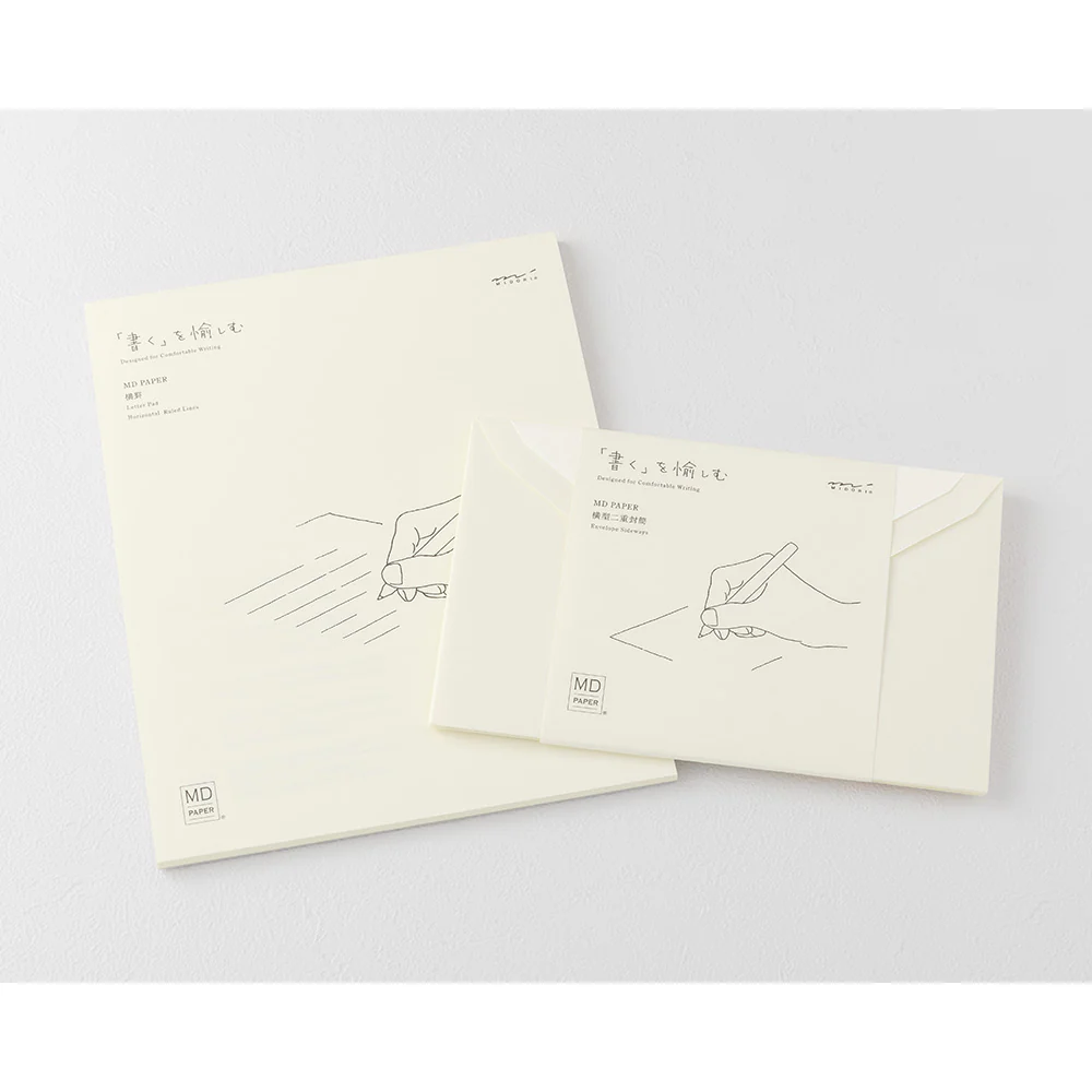 Midori MD Cream Sideways Paper Envelopes - Image 6