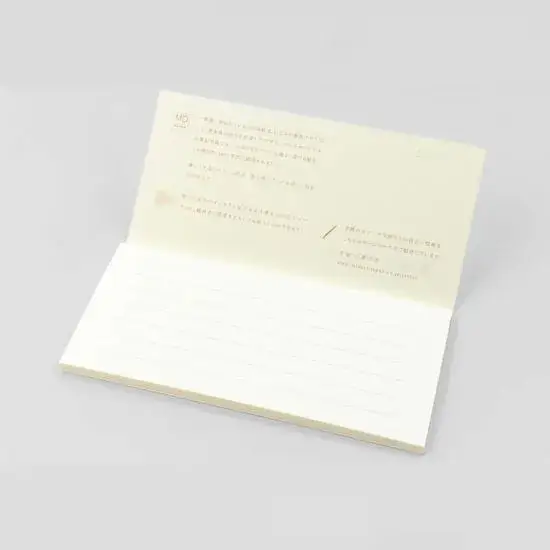 Midori MD Mini Letter Pad Cream - Image 3