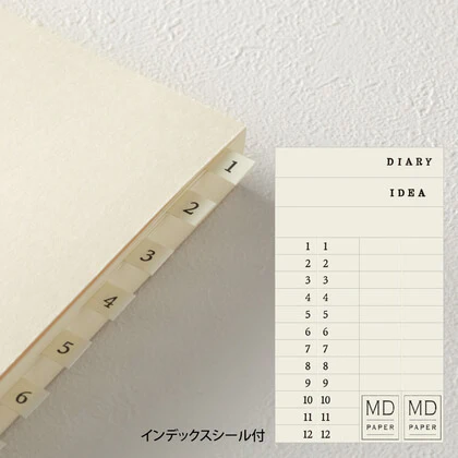 MD Paper A5 Journal A5 Codex 1Day 1Page - Dot grid - Image 7