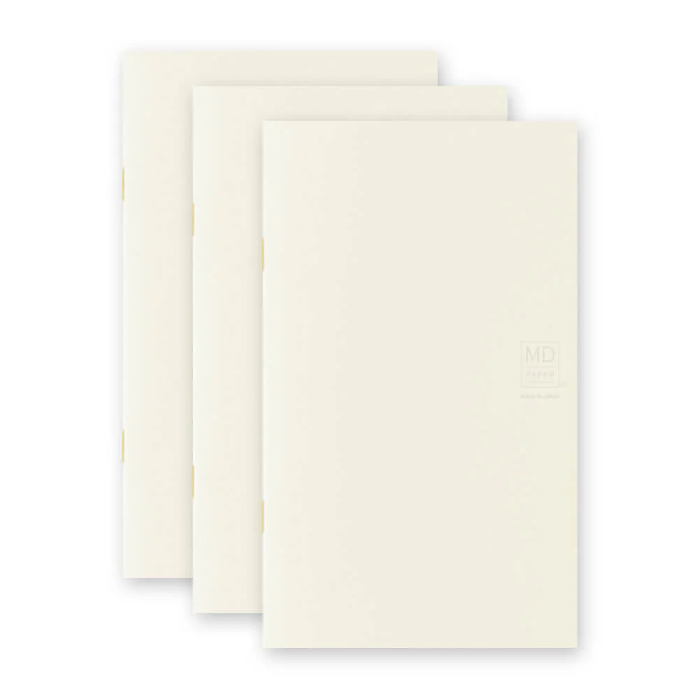 Midori MD Paper B6 Slim Lined Notebook Light - Pack of 3 - Image 7