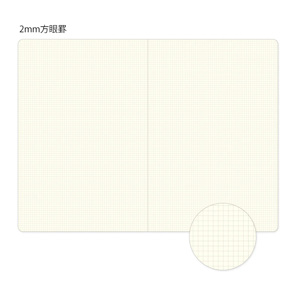 Midori Yuru Log Notebook - B6 - Grid - Image 5