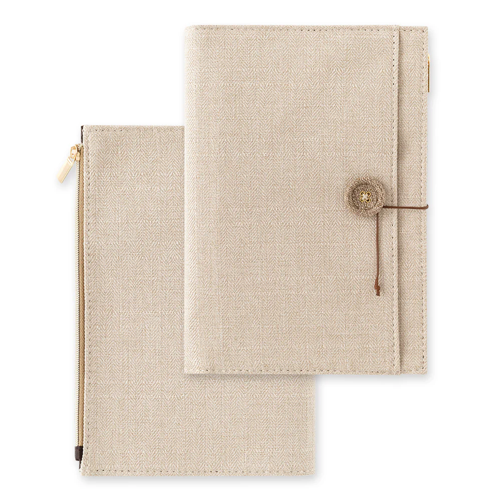 Midori Yuru Log Notebook B6 Fabric Cover - Image 6