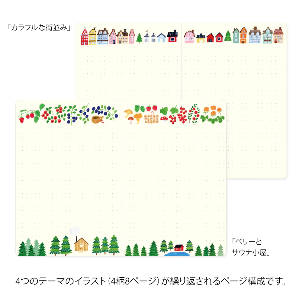 Midori Yuru Log Notebook - B6 - Scandanavia - Image 7