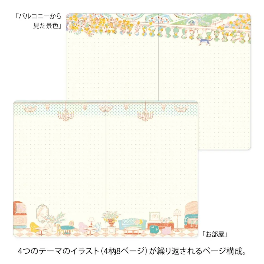 Midori Yuru Log Notebook - B6 - Travel & Hotel - Image 3