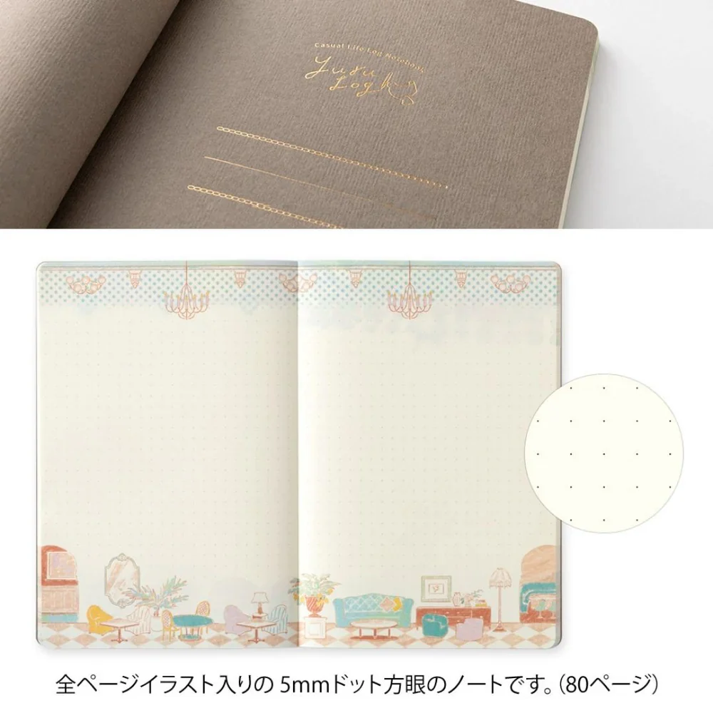 Midori Yuru Log Notebook - B6 - Travel & Hotel - Image 4