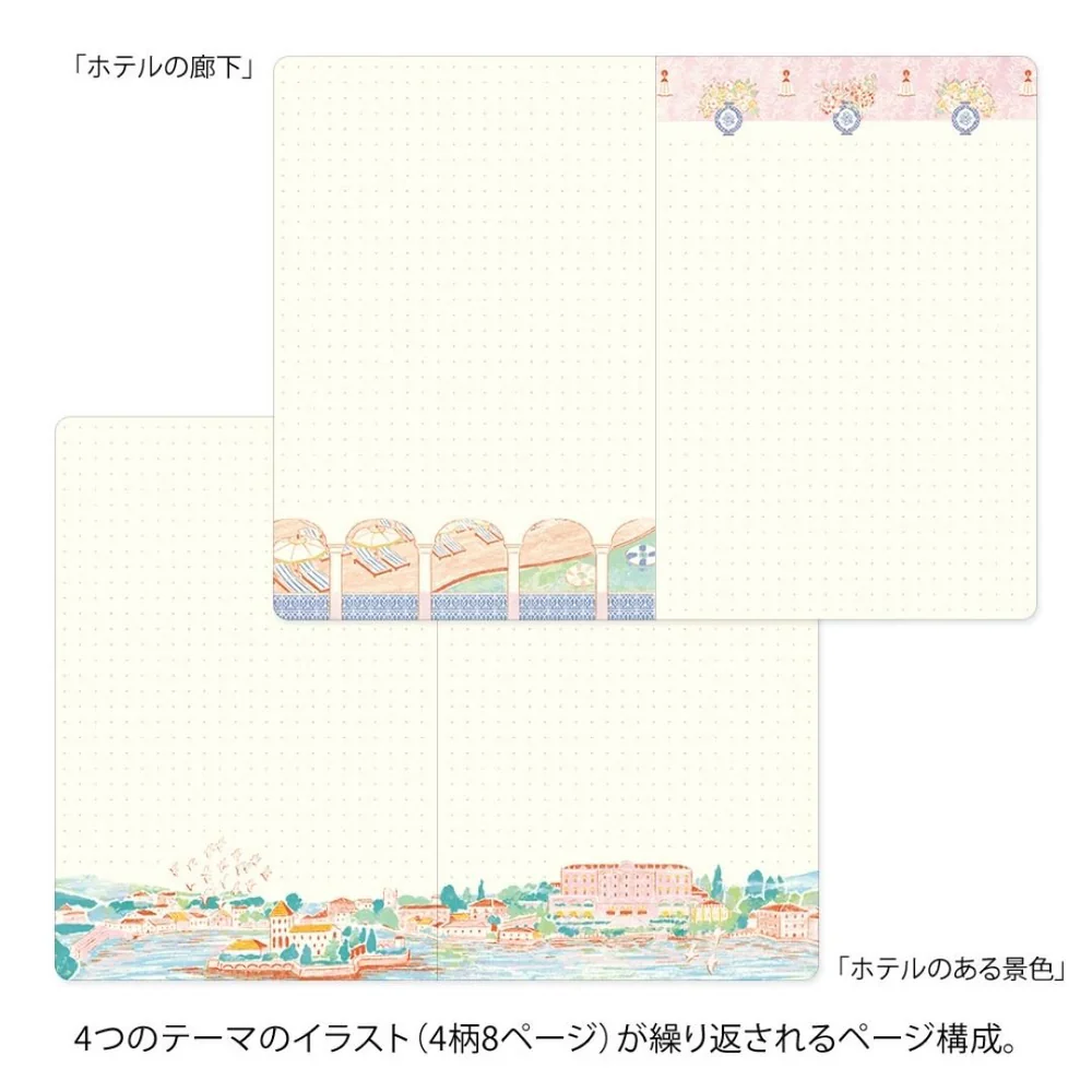 Midori Yuru Log Notebook - B6 - Travel & Hotel - Image 5