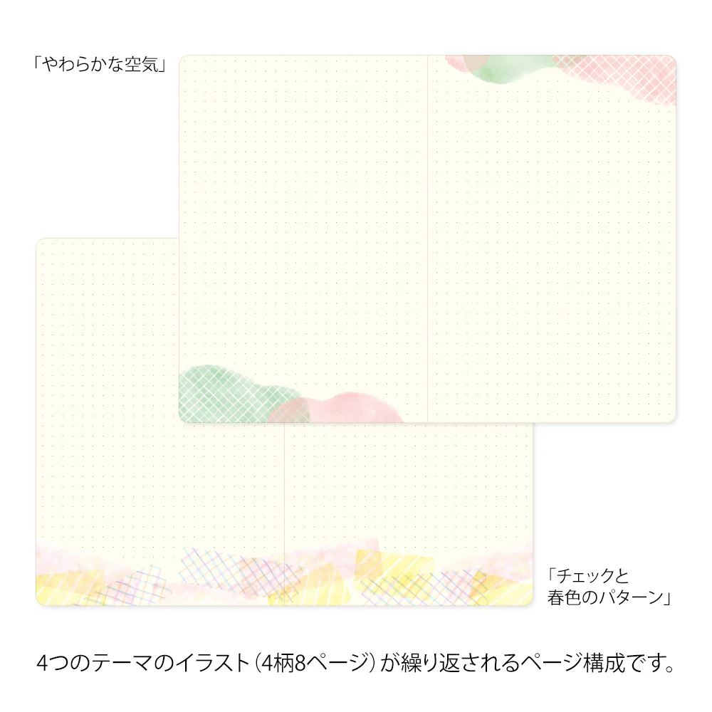 Midori Yuru Log Notebook - B6 - Watercolour - Image 6