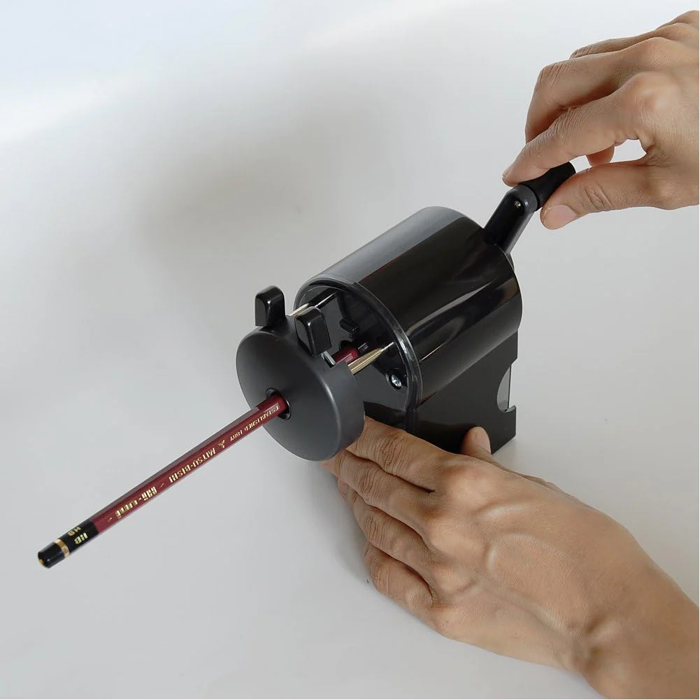 Mitsubishi KH-18 Hand Crank Desktop Sharpener - Image 2