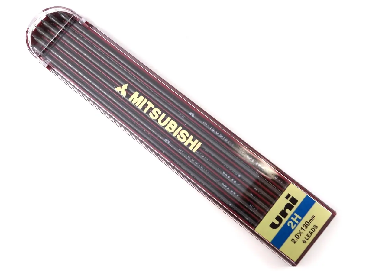 Mitsubishi Uni 2mm Lead refills Pack of 6 - Image 8