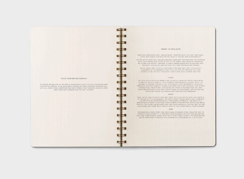 MOXON B5 Lined Notebook - Image 3