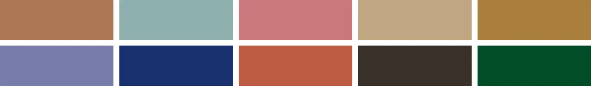 MT Set of 10 Dusty Colour Washi Tapes - Image 3