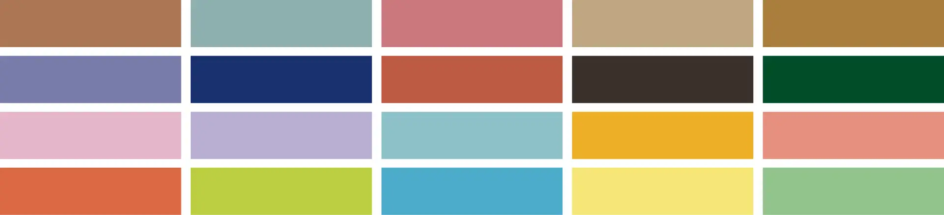 MT Set of 20 Slim Washi Tapes Pastel & Dusty Mix - Image 3