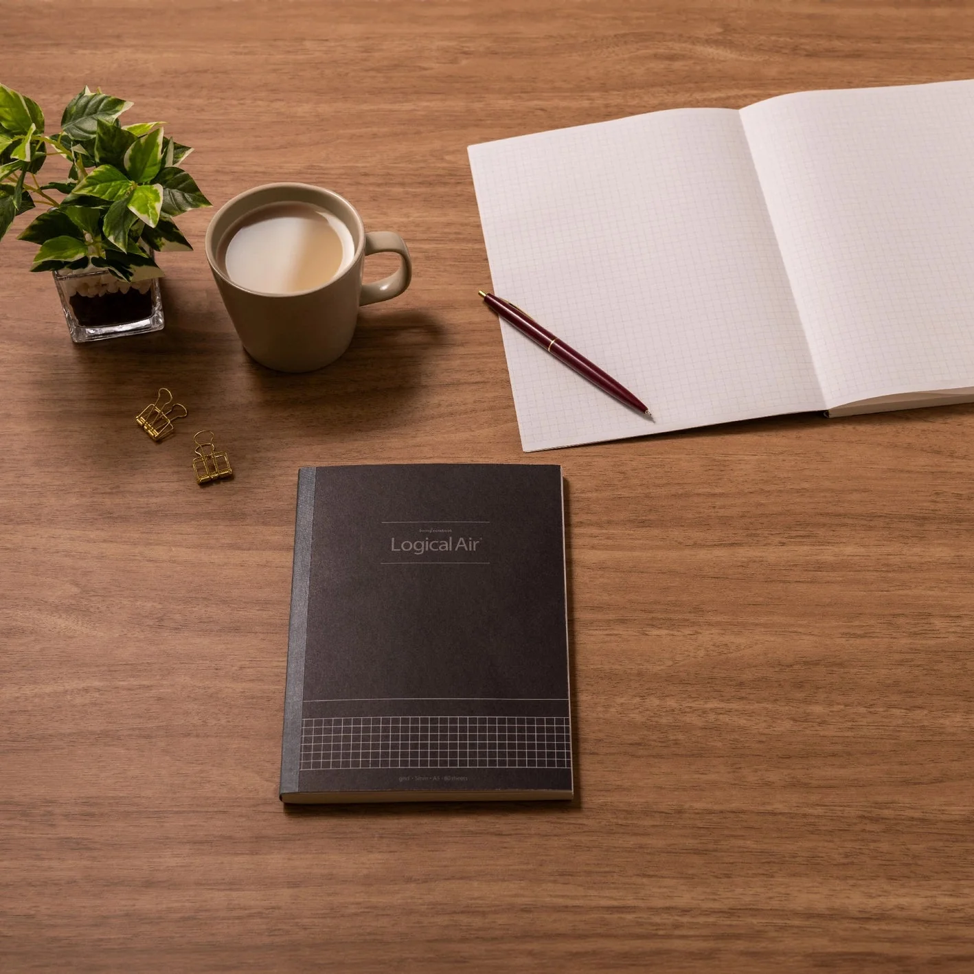 Nakabayashi Logical Air Super Light Notebook B5 Grid - Image 3