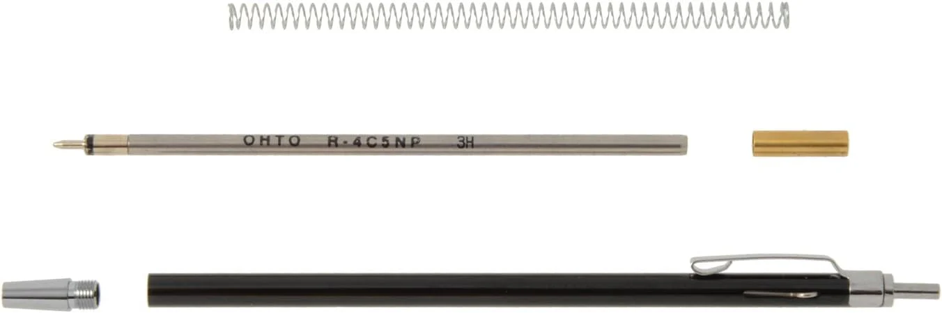 Ohto Minimo Ball Point Pen In Card Case - Black - Image 5