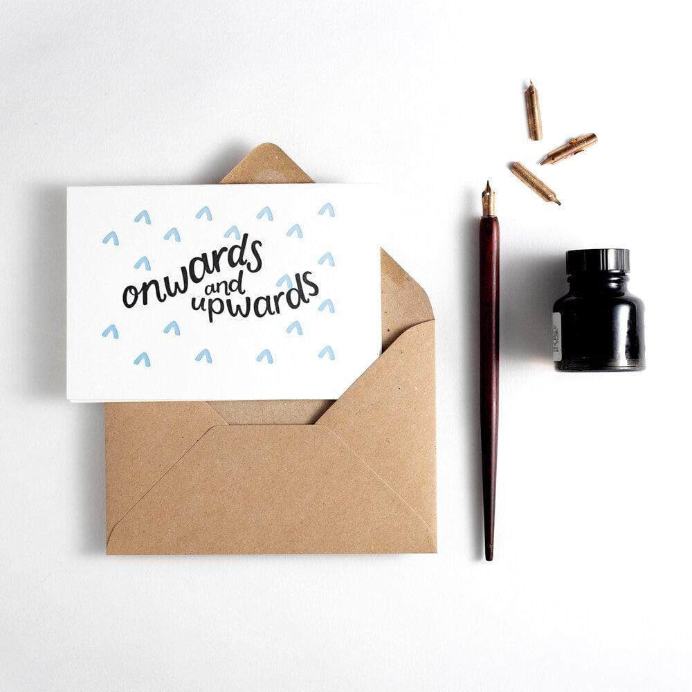 Onwards And Upwards Card