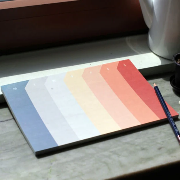Paperways Before Sunset Palette Weekly Planner Desk Pad - Image 2