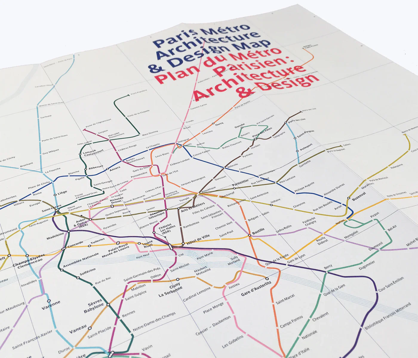 Paris Metro Architecture & Design Map - Image 2