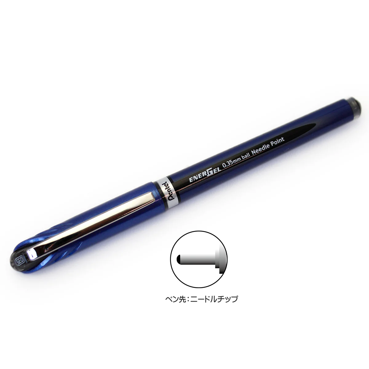 Pentel Energel Euro Rollerball Pen - Black - Image 6