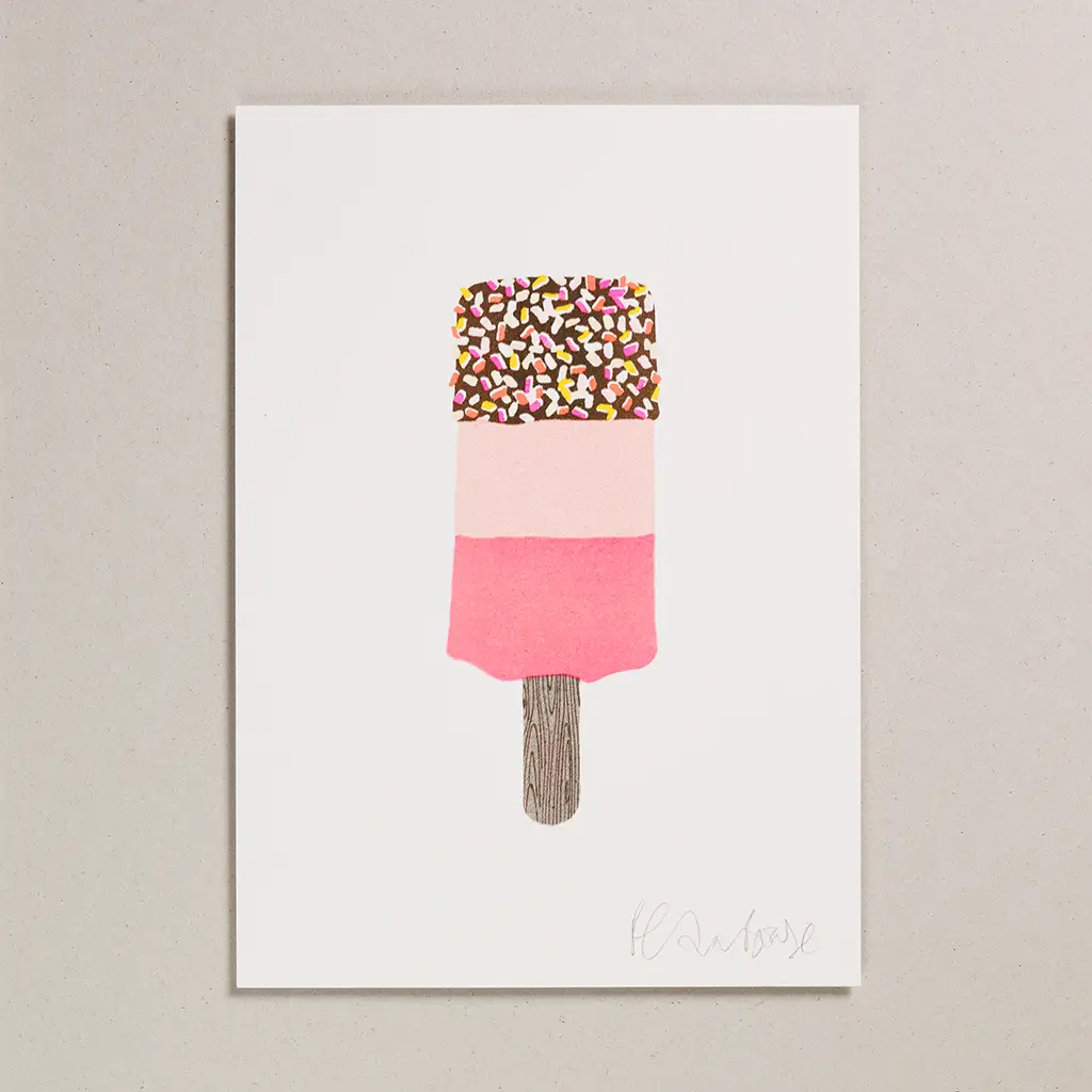 Petra Boase - Fab Lolly A4 Risograph Art Print