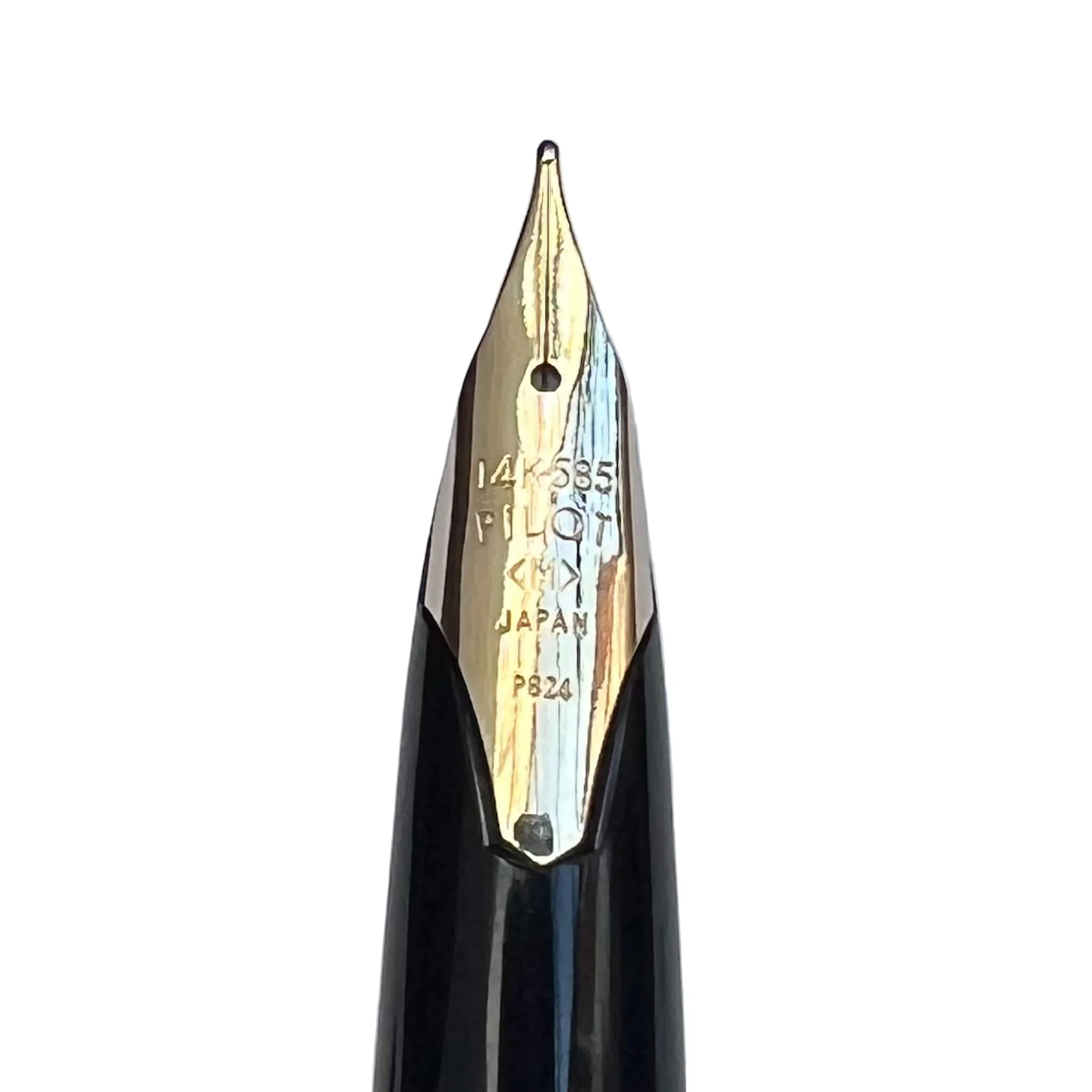 Pilot Elite E95S Fountain Pen 14k Gold Nib - Black - Image 2