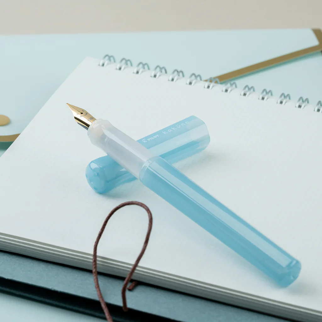 Pilot Kakuno Madoromi Colour Series Fountain Pen - Blue - Image 2