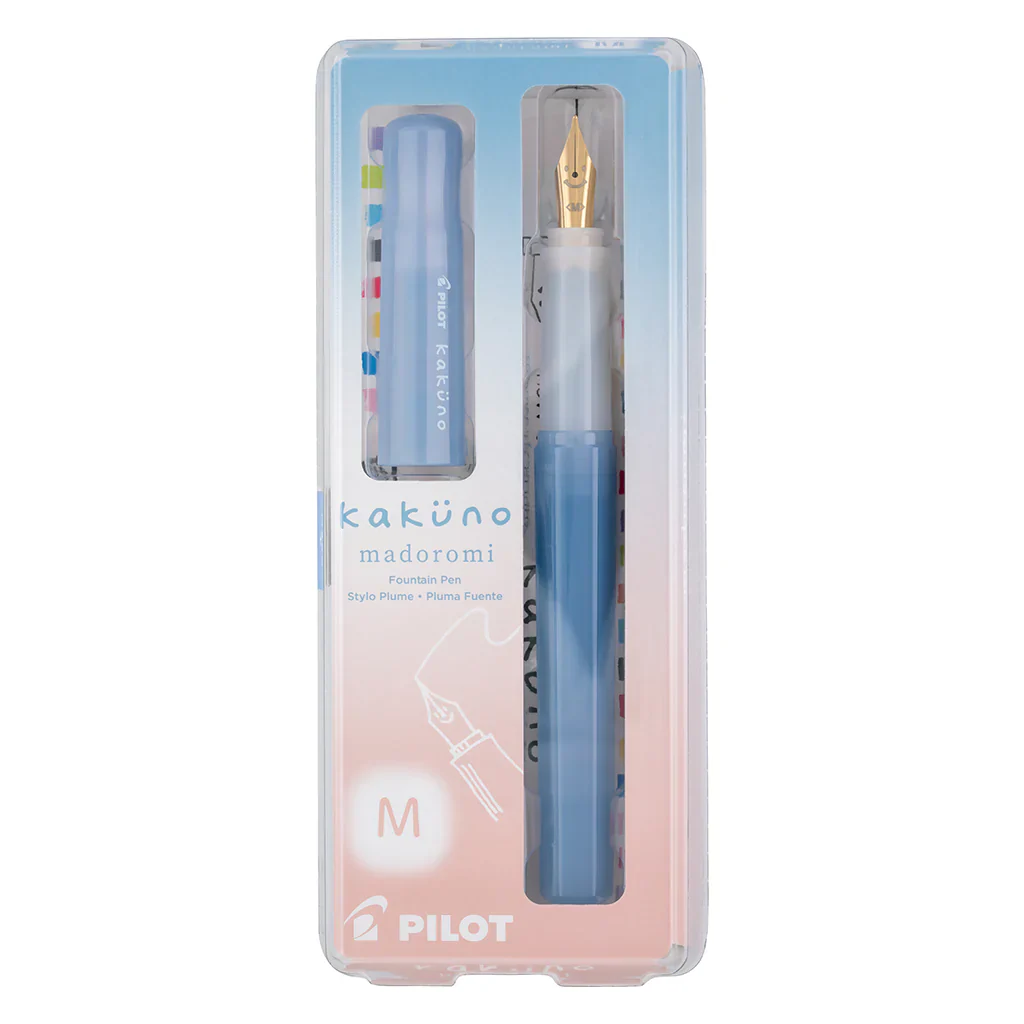 Pilot Kakuno Madoromi Colour Series Fountain Pen - Periwinkle - Image 4