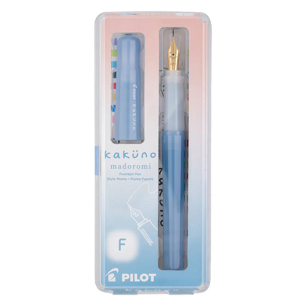Pilot Kakuno Madoromi Colour Series Fountain Pen - Periwinkle - Image 5