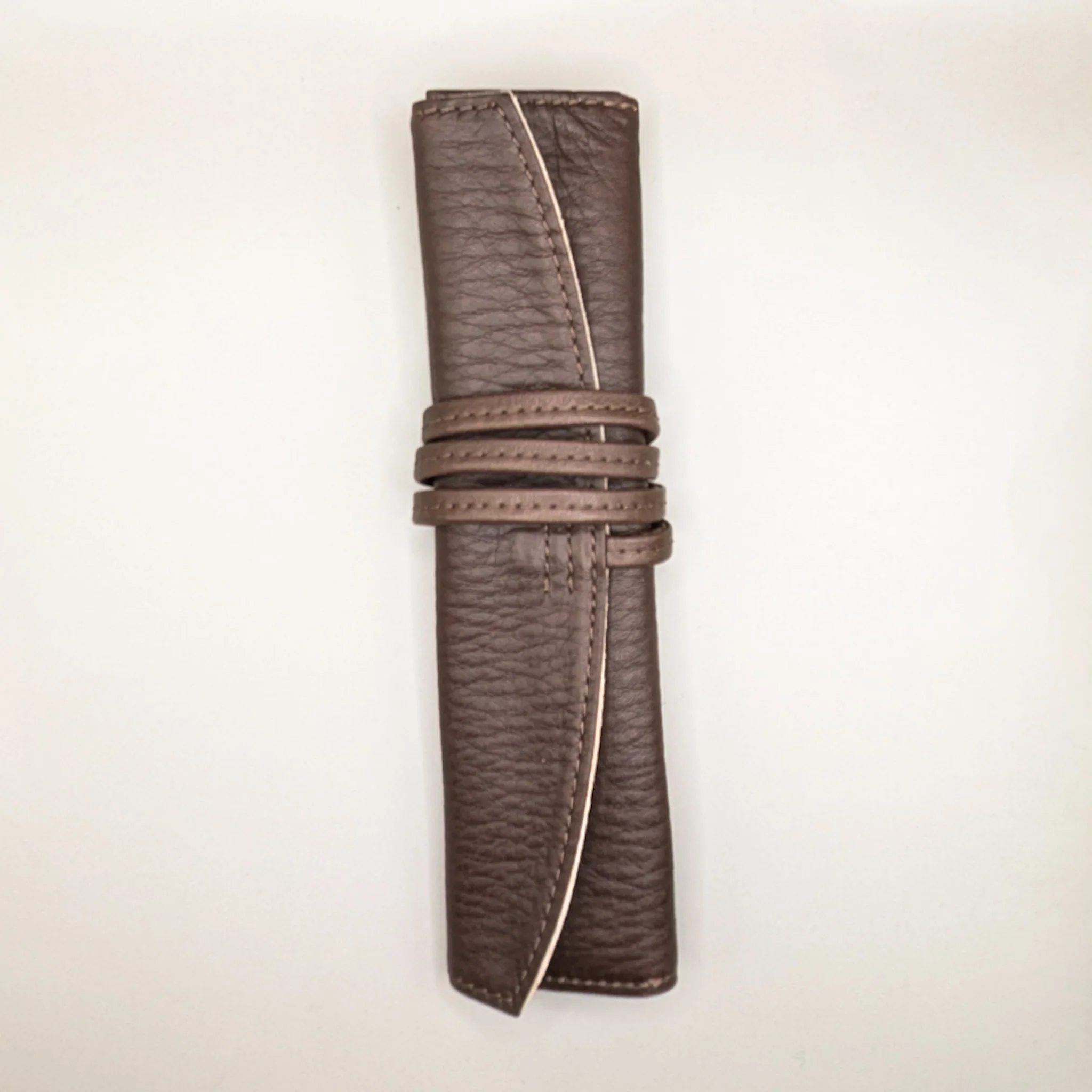 Pilot Pensemble Roll Pen Case for 1 Pen Dark Brown,