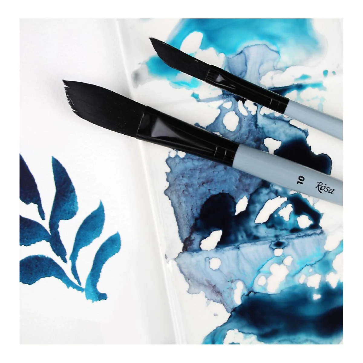 Rosa Synthetics Saber Flat Dagger Painting Brush, STREAM 143 - Image 5